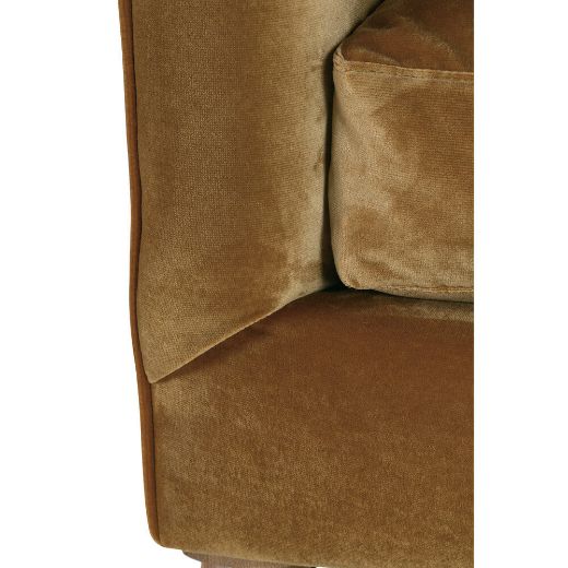 Picture of 90” Madeline Sofa - Antiqued Amber Velvet